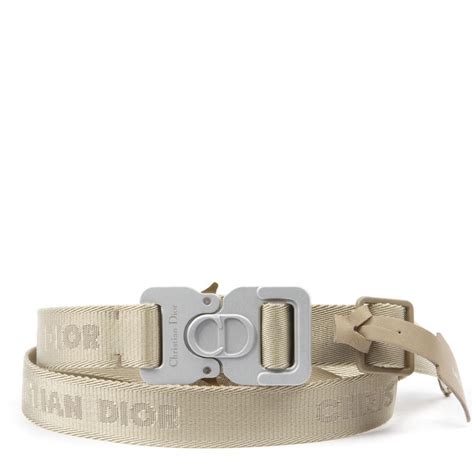 dior clip belt